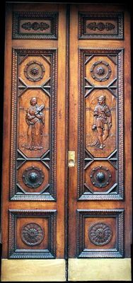 porte ancienne sculptée lyon