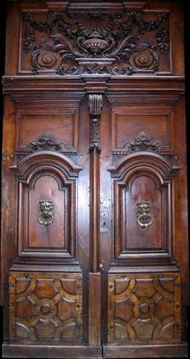 porte en bois avignon 18ème siècle