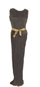 Fortuny black gown