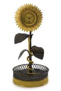 AN EMPIRE ORMOLU AND PATINATED-BRONZE WATCH STAND
CIRCA 1815, THE WATCH MOVEMEN