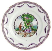 A CHINESE EXPORT PLATE

CIRCA 1785

